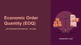 Economic Order Quantity Matematika Bisnis [upl. by Gurevich]