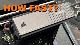 The Fastest PCIE Gen5 SSD Weve Tested  Corsair MP700 PRO SE [upl. by Royall]