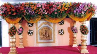 Pelli Mandapam  Marriage Hall Decorations  Vedika Stage Decorations [upl. by Ulrick330]