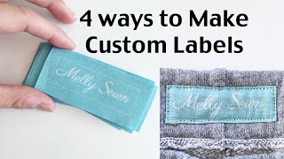 How to Make Clothing Labels [upl. by Sarine]