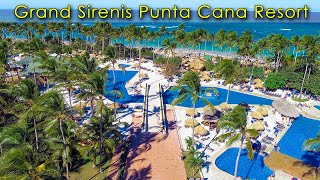 Grand Sirenis Punta Cana Resort espectacular resort de cinco estrellas muy elegante y seductor [upl. by Nitsyrc]