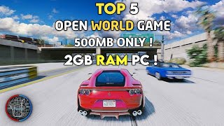 Top 5 Best Pc Games for Low End PC Under 500MB 2GB RAM No Graphics Card 2022 [upl. by Kellsie]