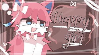 Happy girl🙌animation memepokémon oc🔪Crazy sylveon x sylveon🎀 [upl. by Akinor]