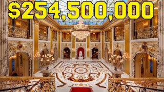 A Russian Billionaires Outstanding 254500000 Royal Style Mega Mansion [upl. by Eiramenna]