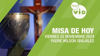 Misa de hoy ⛪ Viernes 22 Noviembre de 2024 Padre Wilson Grajales TeleVID MisaDeHoy Misa [upl. by Arama307]