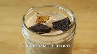 Genieten met Culy pindakaasNutellaOreo shake [upl. by Stanwinn880]