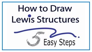 How to Draw Lewis Structures Five Easy Steps [upl. by Oigufer695]