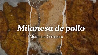 Milanesa de pollo Fácil y rápido [upl. by Hassadah]