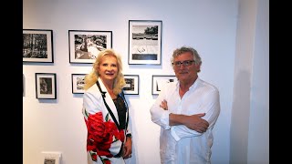 Michel Onfray avec Sophie Gayot  Exposition de photos Inframince [upl. by Girardi]