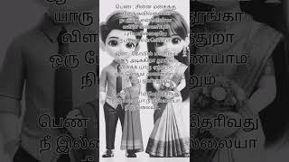 Oliyilae therivathu thevathaiya lyrics tamil song tamilsong music tamilsonglirics love [upl. by Feodora]