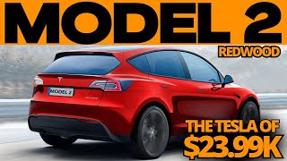 New TESLA Model 2 REDWOOD The Cheapest Tesla Has Arrived On The EV Market [upl. by Yenal]