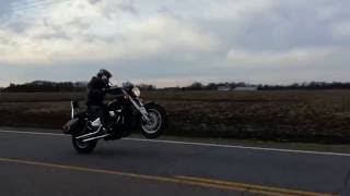 Suzuki Marauder VZ800 Wheelies [upl. by Franci717]