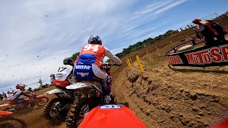 GoPro Justin Barcia  450 Moto 1  2022 Lucas Oil Pro Motocross Championship Redbud MX [upl. by Acacia]