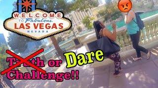 TRUTH OR DARE CHALLENGE  LAS VEGAS STRIP EDITION [upl. by Allerie]