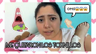 ME SACAN LOS TORNILLOS DEL TOBILLO  VLOG  AndySa [upl. by Cheffetz407]