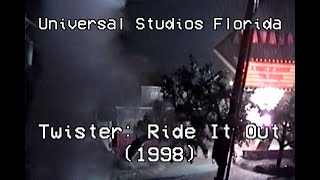 Universal Studios Florida Twister  Ride It Out 1998 [upl. by Pohsib843]