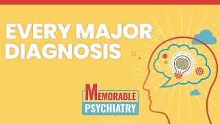 Mnemonics for Every Major Psychiatric Diagnosis Memorable Psychiatry Lecture [upl. by Ardnauq]