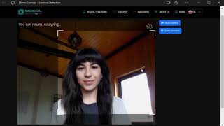 Liveness Detection ImDigital Demo [upl. by Alolomo910]