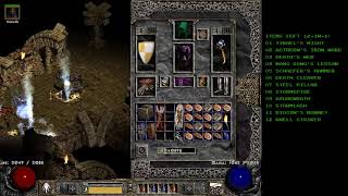 Diablo 2  Stormlash Drop  Holy Grail 491 out of 502  Rare Item [upl. by Inilam]