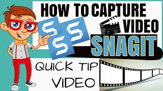 How To Capture Video Using Snagit  Capture Your Comuter Screen with Snagit [upl. by Hserus]