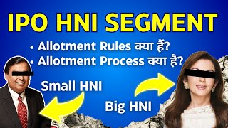 HNI IPO Allotment Rules  HNI Category IPO Allotment Process [upl. by Annaihs629]