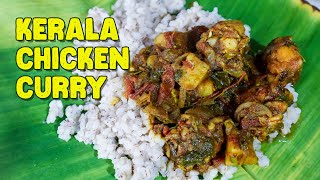 Simple amp Easy Kerala Style Chicken Curry  Roasted Coconut Chicken Curry [upl. by Carmelina]