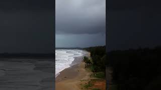 karwar beach drone view drone karwar beach karnataka [upl. by Ardnasil399]