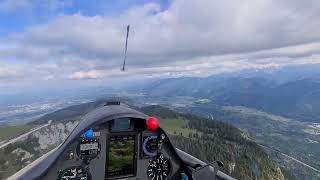 ASW 20L Hangfräsen Dreiländereck am Dobratsch in Kärnten [upl. by Kancler]