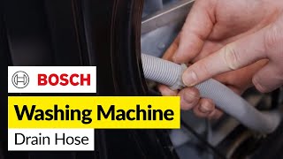 How to Replace the Drain Hose on a Bosch Washing Machine [upl. by Metcalf]