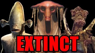 Every EXTINCT Star Wars Species Canon [upl. by Loriner]