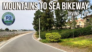 Mountains to Sea Bikeway  P2 Ride Through  IRVINE [upl. by Narah]