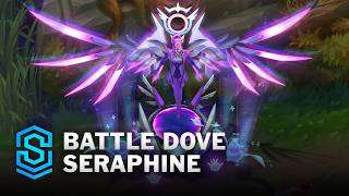 Battle Dove Seraphine Skin Spotlight  PreRelease  PBE Preview  League of Legends [upl. by Nakhsa]