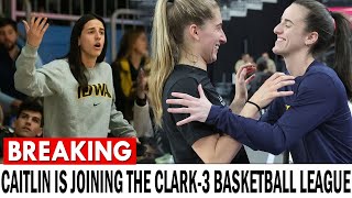 Unrivaled sent a pretty strong hint Caitlin Clark is joining the 3on3 basketball league [upl. by Attenoj40]