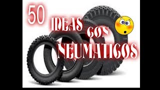 50 IDEAS INCREIBLES CON NEUMATICOS  DecoIdeas  Los Hobbies de Yola [upl. by Cozmo]