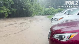 VIDEO Widespread flooding in Ballwin and St Charles [upl. by Guthrie397]