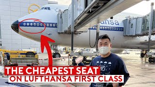 The Full Lufthansa B7478 First Class Experience  First Class Terminal [upl. by Lyrehc]