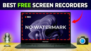 Top 5 Best FREE Screen Recording Software for PC amp Laptop 2024 No Watermark Unlimited Recording [upl. by Alleyn553]