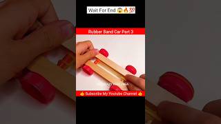 How To Make Mini Rubber Band Car With Pencil At Home Part 3 shorts [upl. by Keller46]