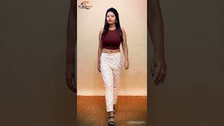 Net Pants  Cigarette Pants  Regular Use  Every Occasion viral shortvideo fashion [upl. by Cass]