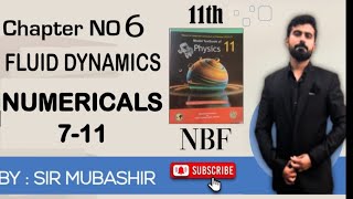 Numaricls problems Chapter 6 Fluid Mechanicsclass 1st year NBF Chap 6 class 11  mubashirniaz [upl. by Anigriv803]