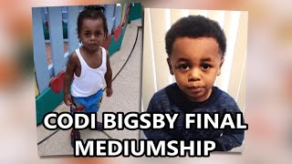 🔮💫CODI BIGSBY FINAL MEDIUMSHIP MESSAGE THE GIFT OF FORGIVENESS [upl. by Leigha]