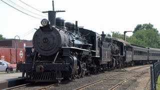 Steam Doubleheader on the Valley Railroad [upl. by Norihs]