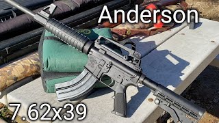 Anderson 762x39 AM15 AR15 Review amp Shoot [upl. by Ayotna]