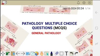 GENERAL PATHOLOGY MCQS [upl. by Barkley848]