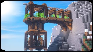 ★ Minecraft How to Build a MOUNTAIN House  Minecraft Building Tutorial [upl. by Pearline]