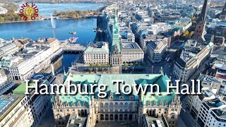 The majestic Hamburg Town Hall  Germany 🇩🇪 Hamburg Rathaus Deutschland [upl. by Stutman]