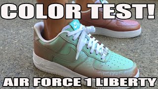 Color Changing Test Lady Liberty Air Force 1 w On Feet [upl. by Enavi]