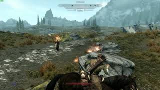 Skyrim Mod  Mounted Casting [upl. by Hasen934]