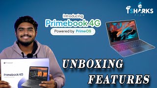 Prime book 4G with prime OS unboxing and features Dushyanth Tsharks tech [upl. by Philbrook]