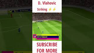 D Vlahovic Striking ⚡⚡ messi efootball2023mobile peshub [upl. by Nosreffej]